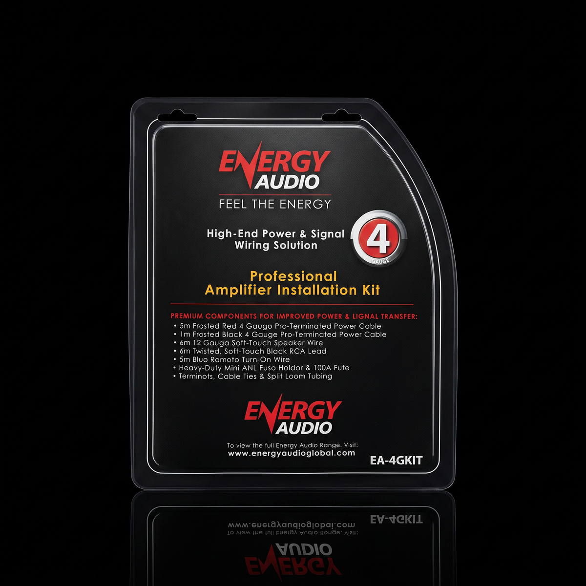 Energy Audio EA-4GKIT Premium 4-Gauge Wiring Kit