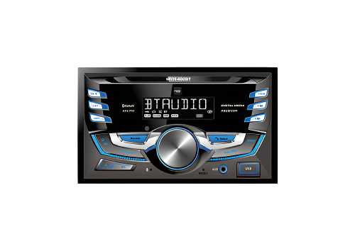 Energy Audio MVH-400BT Bluetooth/USB/AUX Double Din Multimedia Player