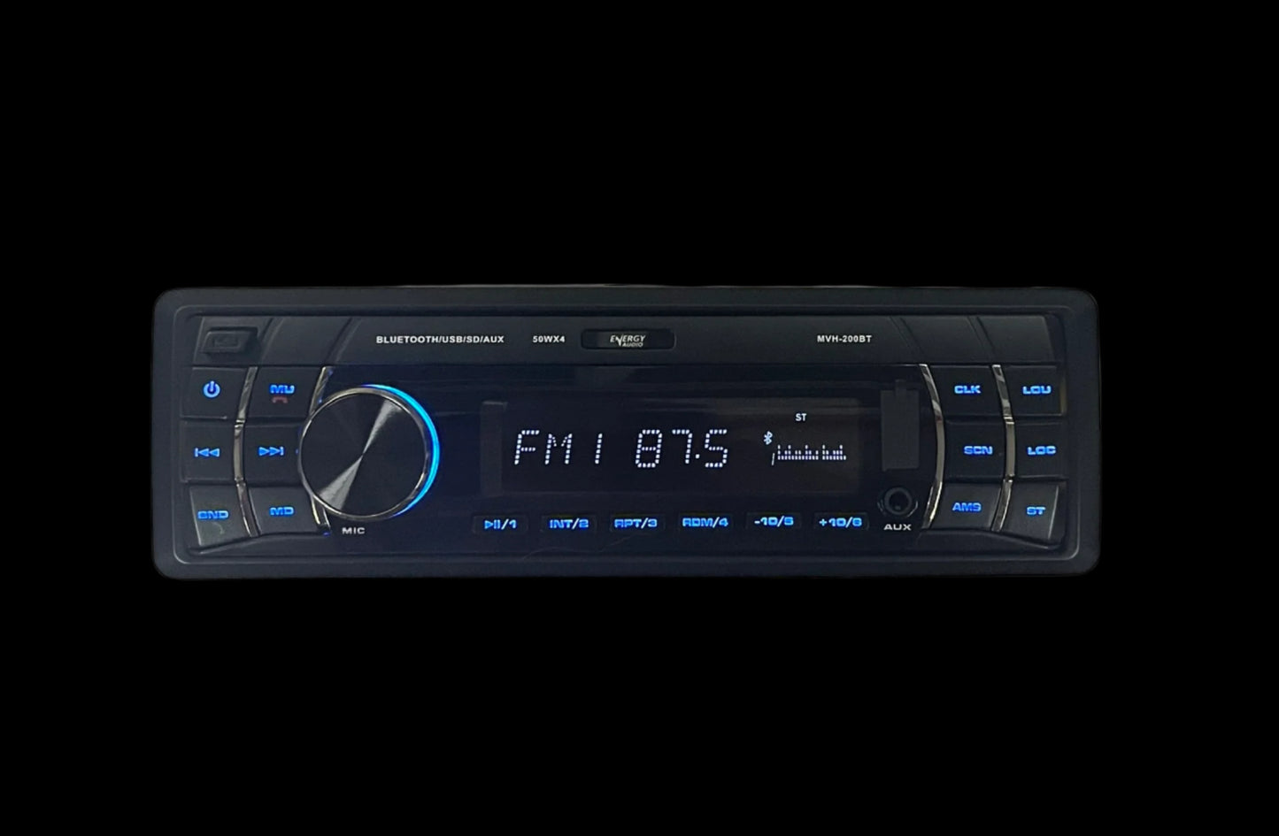 Energy Audio MVH-200BT USB/SD/AUX Bluetooth Single Din Radio