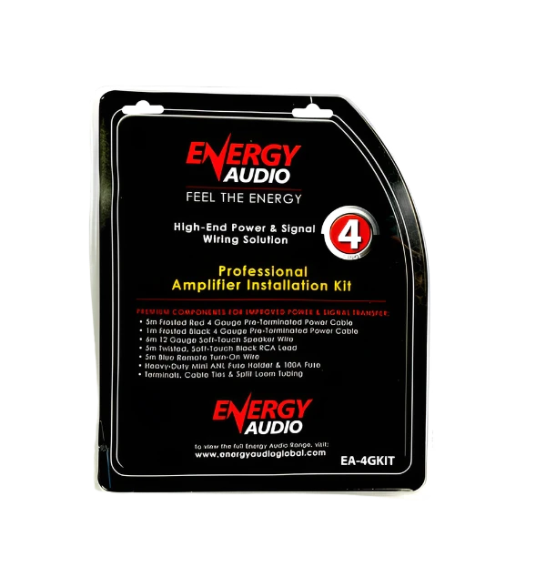Energy Audio EA-4GKIT Premium 4-Gauge Wiring Kit