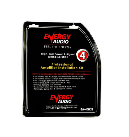 Energy Audio EA-4GKIT Premium 4-Gauge Wiring Kit