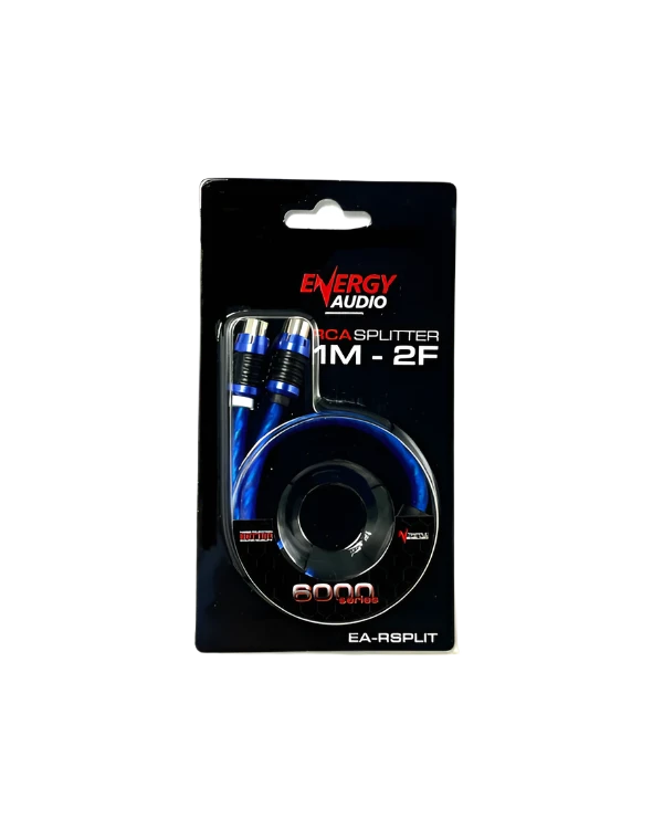 Energy Audio EA-RSPLIT 1-Male 2-Female Pro RCA Splitter