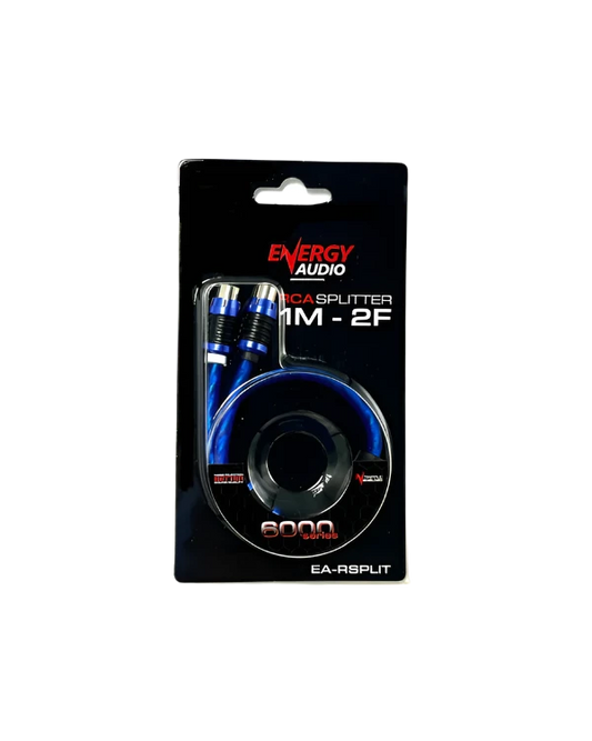 Energy Audio EA-RSPLIT 1-Male 2-Female Pro RCA Splitter